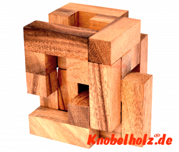 3D Holz Puzzle Teufelsknoten, Wickingerknoten, Snake Cube, Aramis Puzzle, Cobra Cube